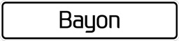 [BORD BAYON] Bayon model board - per set of 2 pieces