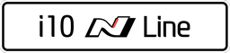 [BORD i10 N Line] Modelbord i10 N Line - per set van 2 stuks