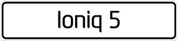 [BORD IONIQ5] Modelbord Ioniq5 - per set van 2 stuks