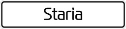 [BORD STARIA] Modelbord Staria - per set van 2 stuks