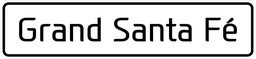 [BORD Grand Santa Fé] Modelbord Grand Santa Fé - per set van 2 stuks