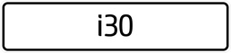 [BORD I30] Modelbord I30 - per set van 2 stuks