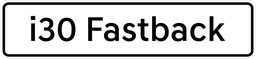 [BORD I30 Fastback] Model board i30 Fastback - per set of 2 pieces
