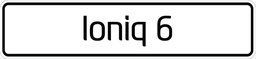 [BORD IONIQ 6] Model board IONIQ 6 - per set of 2 pieces