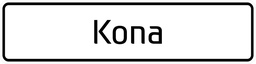 [BORD Kona] Model Board Kona - par ensemble de 2 pièces