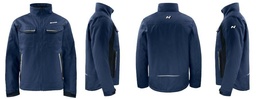 [WORK 5426-58] WORK - gevoerde service jas unisex - donkerblauw